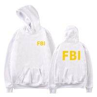 FBI Hoodies Men New Fashion Hip Hop Sweatshirt Oversized Long Sleeve Hoodie Autumn Casual Pullover Tops Letter FBI Print Clothes Size XS-4XL