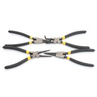 【LZ】❈❃  Aço carbono Circlip Snap Ring Alicadores Ferramentas manuais para trabalho elétrico 6   interno externo reto curvo reter 4pcs