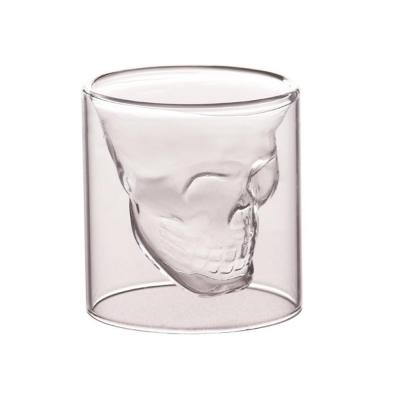 Whiskey Tequila Glass Fun Creative Party Wine Beer Drinking Cup Skull Sake Glass Mug Crystal Beer Mug Trait glass Skeleton situa