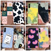 เคส9A สำหรับ Xiaomi Redmi มีสไตล์เคสสำหรับ Xiaomi โทรศัพท์ซิลิโคนนิ่มผ้าหุ้มหลังทาสีศิลปะ Xiaomi Redmi 9AT 9A Redmi9A T ปลอก6.53