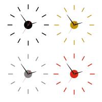 ZZOOI 3D Modern Big Decorative Clock Acrylic Mirror Wall Clock Home Living Room Decor