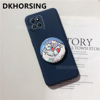 DKHORSING X6A เคสสำหรับ HONOR ใหม่/X5พลัส/90 5G / 90 Lite เคสโทรศัพท์ซิลิโคนนิ่มเพื่อผิว X6a รู้สึกถึงการ์ตูนโดราเอมอนน่ารักหมีฝาปิดมีที่ยึด HONOR90 5G 2023