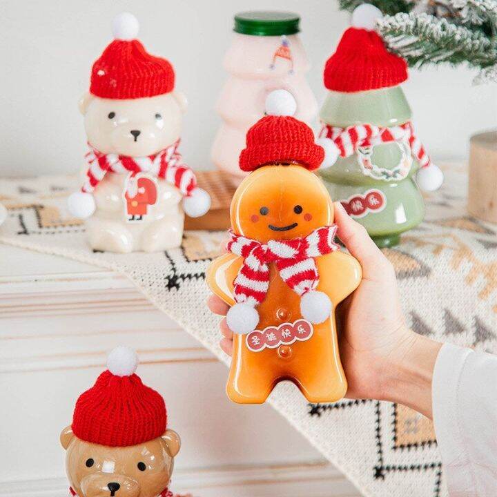 2022-creative-gingerbread-man-รูปร่างถ้วยเครื่องดื่มพลาสติกตกแต่งคริสต์มาส-party-supplies-christma-ของเล่นเด็ก-navidad-noel