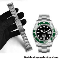 ?ราคาไม่แพงมากที่สุด?นาฬิกาข้อมือสำหรับ Rolex DAYTONA GMT SUBMARINER Watch อุปกรณ์เสริมสายนาฬิกาโลหะแท่งสแตนเลสสตีลสายนาฬิกาข้อมือ20Mm 21Mm