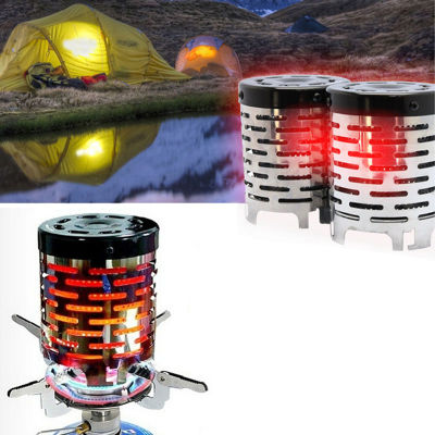 Portable Mini Camping Heater Cap Outdoor Gas Stove Cover Warmer Heater Stainless Steel In Stock