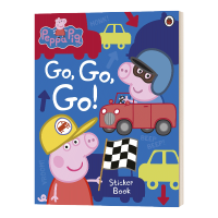 Milu หมูเป็ปป้า Go Go Go Go Vehicle สมุดสะสมสติ๊กเกอร์หนังสือภาษาอังกฤษดั้งเดิม