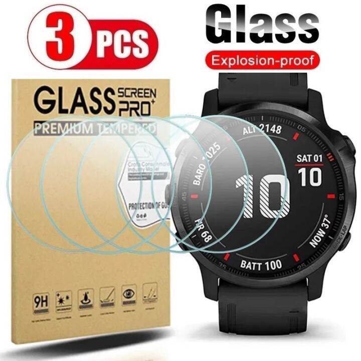 นาฬิกาฟิล์มกันรอยสำหรับ-garmin-fenix-7-7x-7s-6-6x-6s-pro-5-5s-กระจกนิรภัยสำหรับ-garmin-fenix-7-7s-7x-ป้องกันจอฟิล์ม