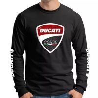 Clothes Tshirt T-Shirt Men Long Sleeve Ducati Corse Latest /  COMBED 30S / T-Shirt Men Adult Screen Printing Distro Latest 952732 Printed