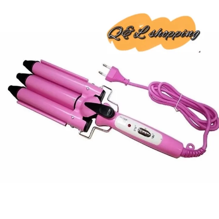 QL Mermaid 3 barrel hair curler Lazada PH