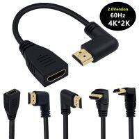 [LUNA electronic accessories] สาย HDMI เวอร์ชัน2.0 90องศา60Hz รองรับความละเอียด3840X2160 4K X 2K 18Gbps ความเร็วสูงชุบทอง