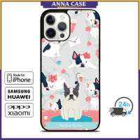 Boston Terrier Dog 2 Phone Case for iPhone 14 Pro Max / iPhone 13 Pro Max / iPhone 12 Pro Max / XS Max / Samsung Galaxy Note 10 Plus / S22 Ultra / S21 Plus Anti-fall Protective Case Cover