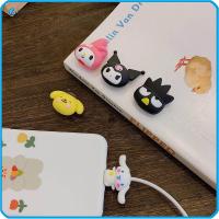 RJQFNG การ์ตูน Winder Cover เคสป้องกัน สายชาร์จกัด ฝาครอบสายชาร์จ ตัวป้องกันสายไฟ Data Line Protector