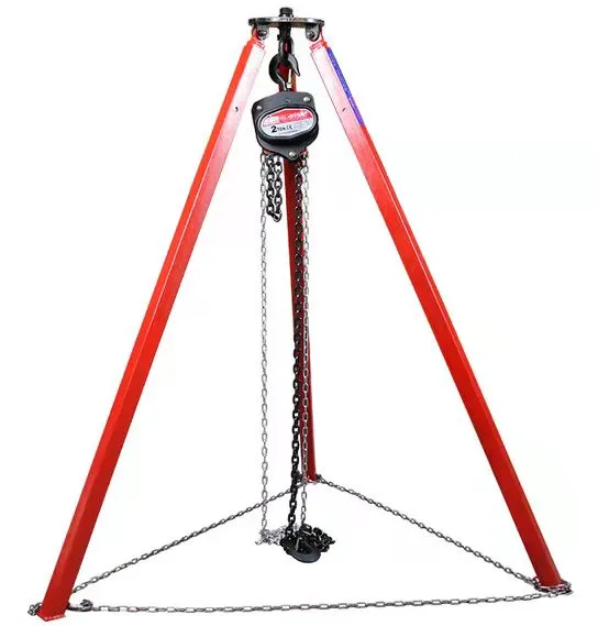 Ton Meters Lifting Tripod With Chain Block Lazada Ph