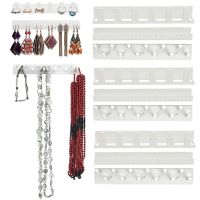 9pcs 9pcs Jewelry Display Holder Organizer Packaging Set Jewellery Rack Wall Stander Earring Necklace Sticky Hanger Hooks Display Stand