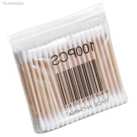 ஐ New Hot 100pcs Double Head Cotton Swab Clean Stick Eyelash Extension Glue Removing Tool for Ears Cleaning Eyebrow Lips