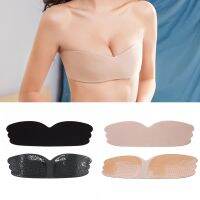 [พร้อม] ซิลิโคนอ่อนนุ่ม Push-Up Strapless Backless Self-Adhesive Women Invisible Bra