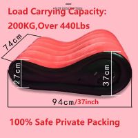 sofa only Inflatable Sofa Furniture 440Lb Load Carrying Capacity Pillow Air Cushion Bed Chair Couples Adults Men Women Toys