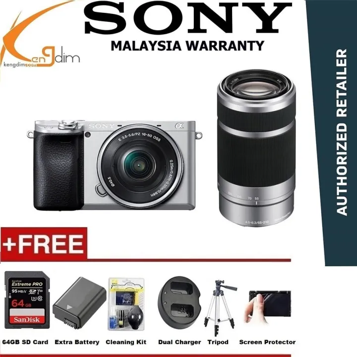 (READY STOCK) Sony Alpha a6400 Mirrorless Digital Camera with E PZ16
