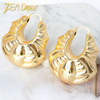 ZEADear Jewelry Fashion New Copper Gold Planted Big Hoop African Dubai Earrings For Women High Quality Classic Wedding Party