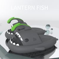 The new fish shark indoor and outdoor thick slippers couples female trample shit feeling antiskid sandals male