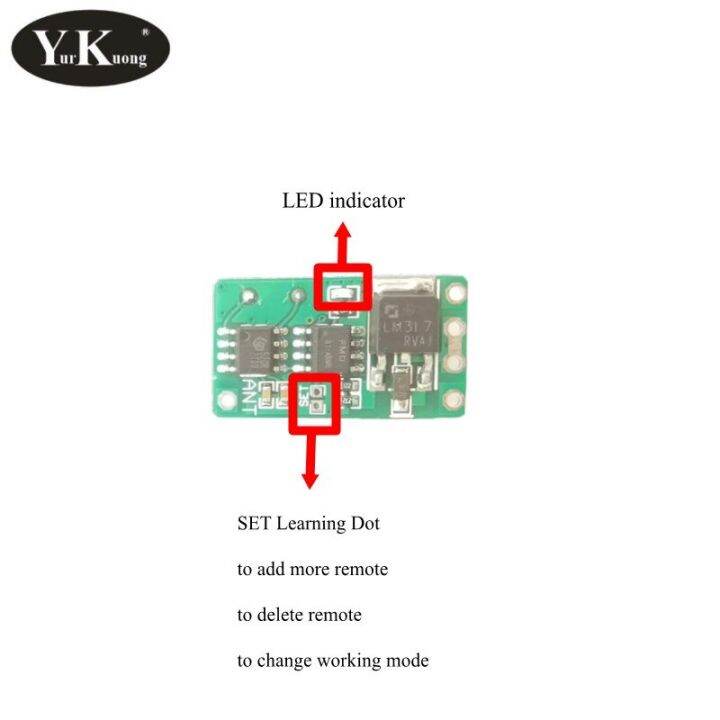 remote-tombol-ไร้สายขนาดเล็ก6v-36v-remote-tombol-ตัวส่งสัญญาณรีโมทคอนโทรล3v-24v-ส่งสัญญาณกำลังไฟเข้าบอร์ด-pcb