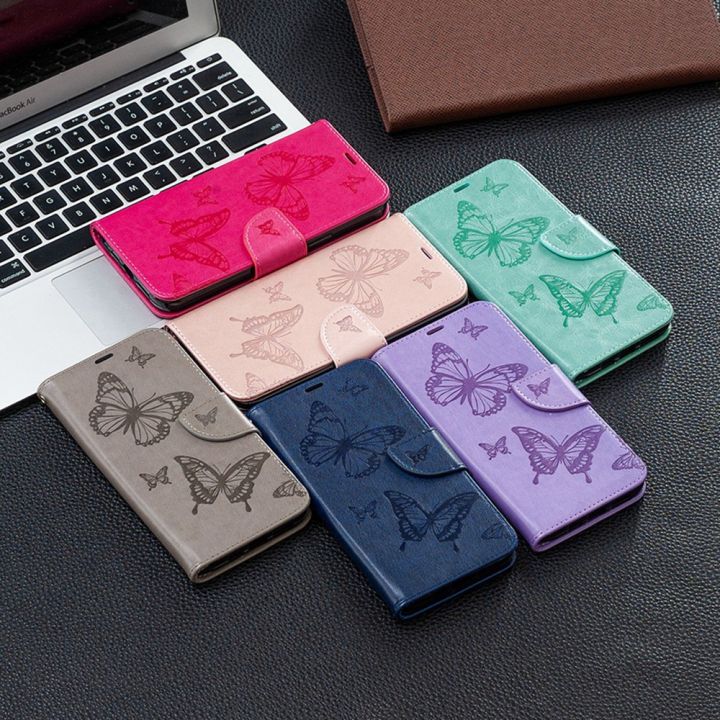 For Samsung Galaxy A10 A10s A20 A20s A30 A30s A50 A50s A70 Phone Case Butterfly Magnetic Leather 1784