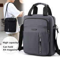 Shoulder Bag For Men 2021 Casual Large Capacity Nylon Waterproof Crossbody Bag Black Multi-pocket Business Travel Handbags Sac