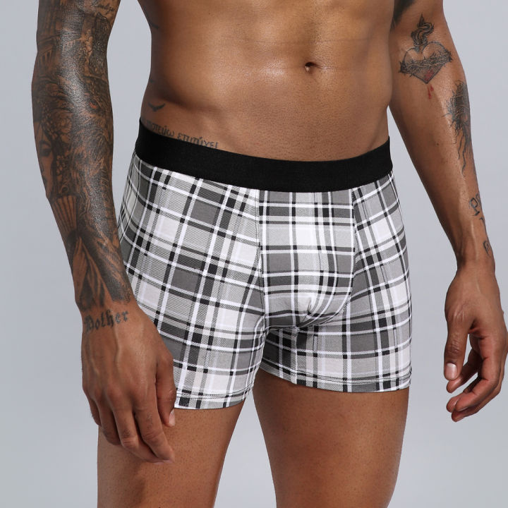 20215pcs Boxer Men Underwear Clothing Man Cotton Loose Under Wear Plus Size Boxers boxer homme Boxer Underpants Men