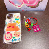 จี้เคสโทรศัพท์เป็นคู่ตุ๊กตาห้อยของพุดเดิ้ลสีดำรูปการ์ตูนสำหรับตกแต่งเกษียณอายุก่อนกำหนด/จี้ทรงชุนสีแดง