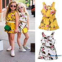 COD DSFERTEREERRE ℒℴѵℯ Summer Toddler Baby Girls Floral Romper Bodysuit Jumpsuit Kids Sleeves