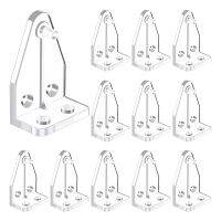 10 Pieces Hold Down Brackets Clear Plastic Blinds Bottom Rail Holder Clips Replacement for 2 Inch Horizontal Blinds Shades Doors