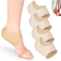 1 Pair Silicone Heel Protectors Gel Heel Cups Heel Sleeves for Relieve Heel Pain Dry Cracked from Plantar Fasciitis Heel Spur Shoes Accessories