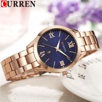 Relogio Feminino CURREN 9007นาฬิกาผู้หญิงสร้อยข้อมือสแตนเลสนาฬิกาข้อมือผู้หญิงแบบคลาสสิกนาฬิกาผู้หญิง