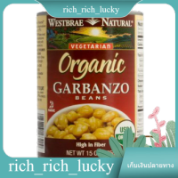 Organic Garbanzo Beans Westbrae Natural 425 G