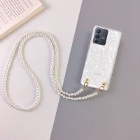 [HF17] V23 Crossbody Pearl Lanyard โทรศัพท์สำหรับ Vivo V23 5G สำหรับ Vivo V23 Pro V 23 Pro Y53S Y21 S Y33S Chain Cover