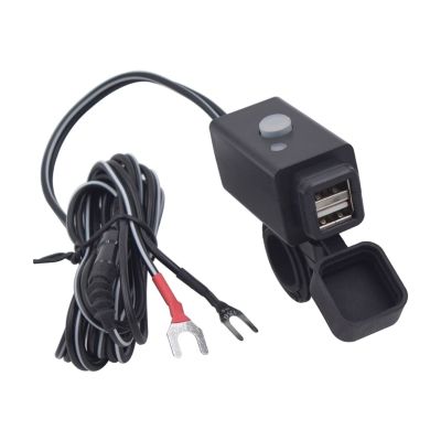 Motorcycle-Modified Charger Dual USB With Switch Indicator Light Quick Charge Switch Dual USB Charger Socket Accessories