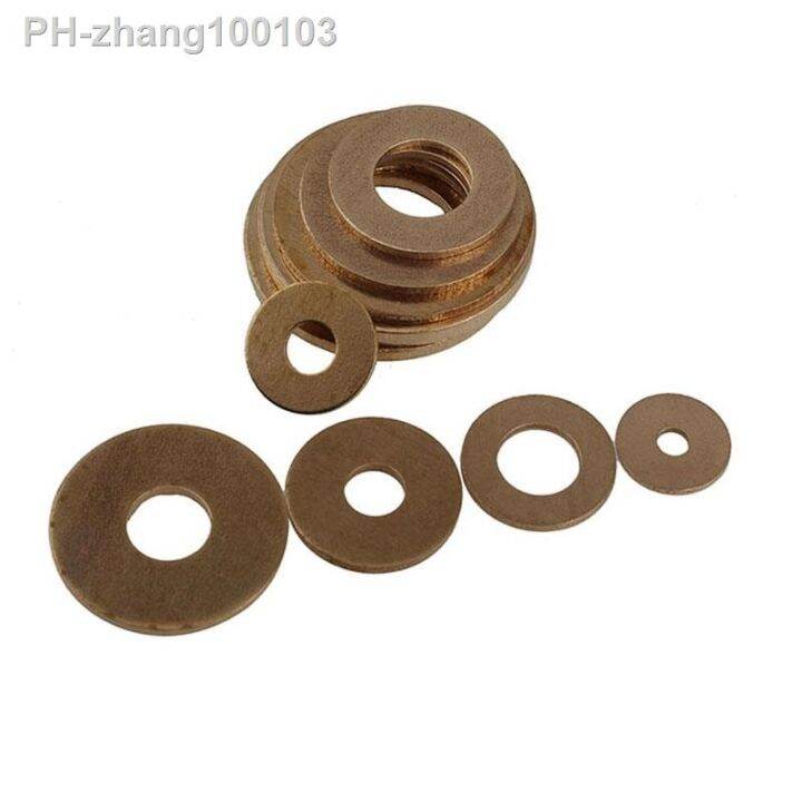 flat-washer-solid-brass-flat-washer-plain-gasket-pad-high-quality-copper-meson-pad-sheet-metal-collar-brass-flat-washer-gb97