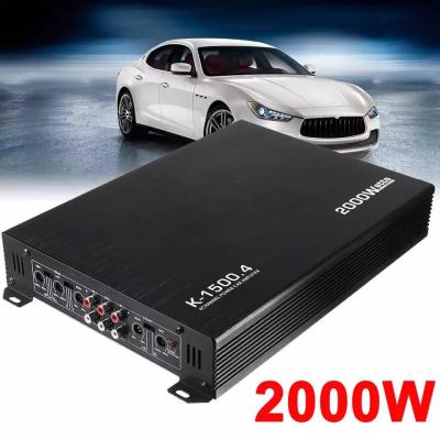 แอมป์ 4ch 2000W  Audiopipe k1500.4เพาเวอร์แอมป์4ชาแนล 2000W ขยายเสียงลำโพงติดรถยนต์(รุ่นK-1500.4)(สีดำ)