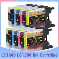 Ink cartridge Compatible Brother LC1240 LC1280 For Brother MFC J6510DW J6710 J6910DW J6710DW J430W J5910DW J625DW printer Ink Cartridges