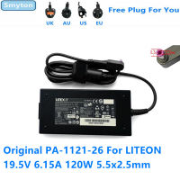 Original AC Adapter Charger สำหรับ LITEON PA-1121-26 19.5V 6.15A 120W 5.5X2.5Mm แล็ปท็อปชาร์จ Power Supply