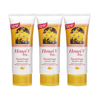 ฮันนี่ วี บีเอสซี โฟมล้างหน้า ขนาด 100 มล. แพ็ค 3 หลอด - Honey V BSC Facial Foam 100 g x 3