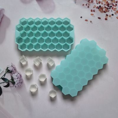 Creative Honeycomb Maker Ice Cube Trays Silicone Ice Mold Cube Ice Mould Silicone Cubitera Kitchen Gadgets Ice Maker Ice Cream Moulds