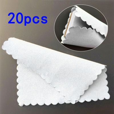 20pcs Square Nano Ceramic Car Glass Coating Cloth Microfiber Cleaning Cloths Glasses RV Parts Accessories Cleaner Drying