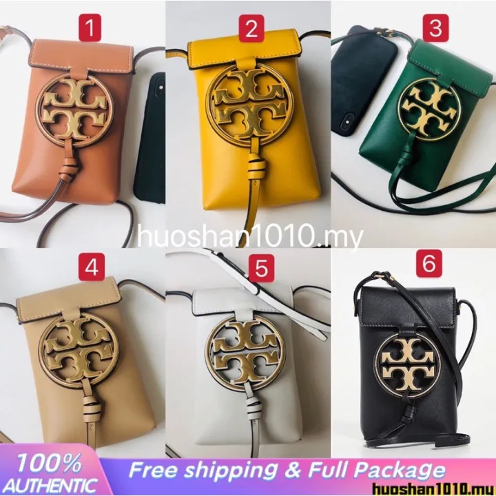 Tory burch Tory burch TB women cross bag sling bag phone bag full leather |  Lazada Singapore