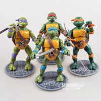 Ninja Turtles hand-made toy Raphael model doll doll manhole cover weapon animation game classic movie version