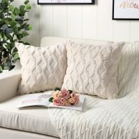 {fabric sofa}ปลอกหมอนอิงตุ๊กตานุ่ม50x5 0เซนติเมตร/60x60เซนติเมตร LuxuryThrow ปลอกหมอน Fauxpillow Casefor โซฟาที่นอน