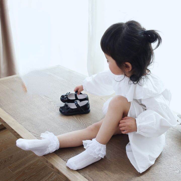 spring-and-summer-new-mesh-lace-girls-socks-solid-color-combed-cotton-double-layer-lace-childrens-socks-korean-princess-socks