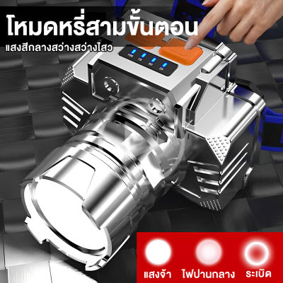 ไฟคาดหัว ส่องสว่างระยะไกล LED ไฟฉายคาดหัว ไฟฉายคาดหัว ไฟฉายเดินป่า ไฟฉายแรงสูง หน้าไฟส่องกบ ไฟฉายคาดหัวแท้ไฟฉายคาดศีรษะ