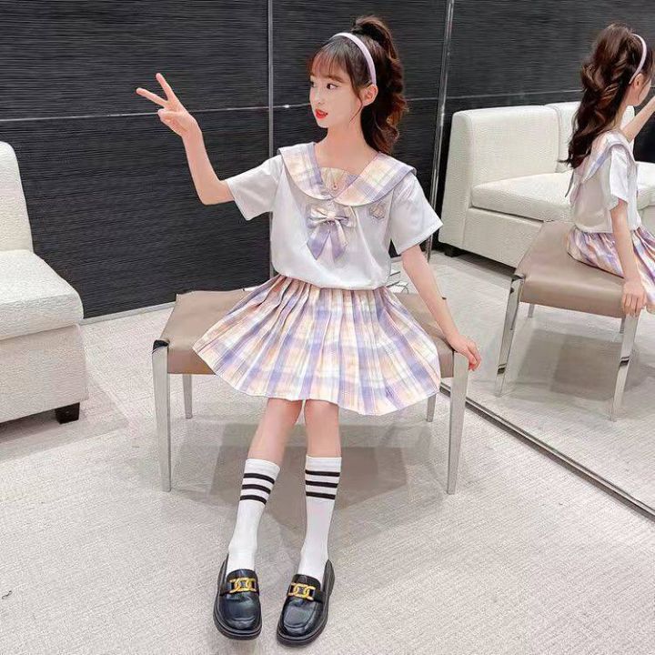 girls-jk-suit-summer-dress-2023-new-kids-skirt-summer-uniform-college-style-pleated-princess-dress-3w04