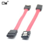 Hots ขาย10เซนติเมตร7Pin 7P ตัวเลข SATA สายเคเบิลข้อมูลสั้น ATA สำหรับฮาร์ดดิสก์ SSD สายเคเบิ้ล7pin Sata สายสั้น0.1เมตร